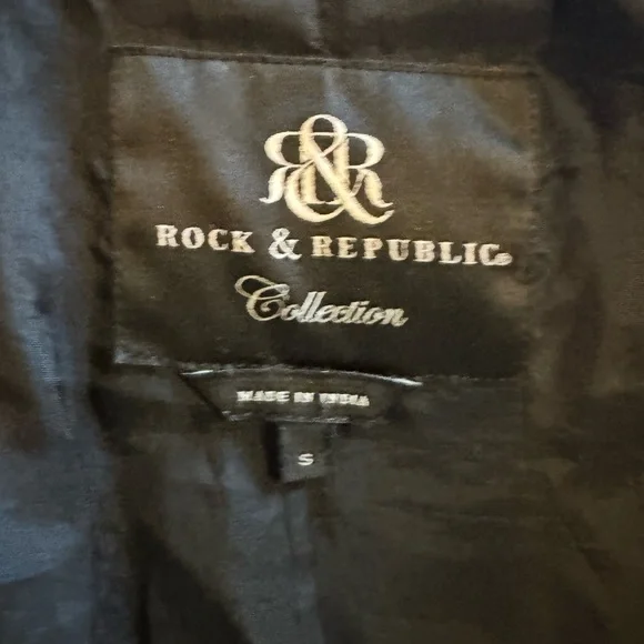 Rock & Republic Vintage Leather Motorcycle Jacket - Picture 7 of 11